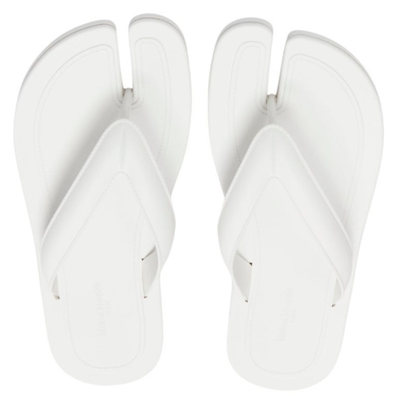 Maison Margiela | White Tabi Slides - Picture 1 of 8